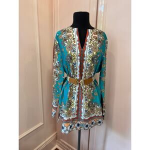 Buchanan Kang tunic mini dress / long blouse - size Large